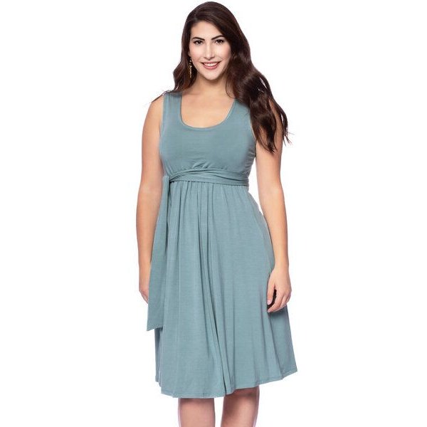 Milchshake 104 elegantes Basic Umstands- & Stillkleid aus TENCEL Modal