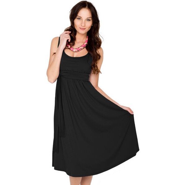 Milchshake 104 elegantes Basic Umstands- & Stillkleid aus TENCEL Modal
