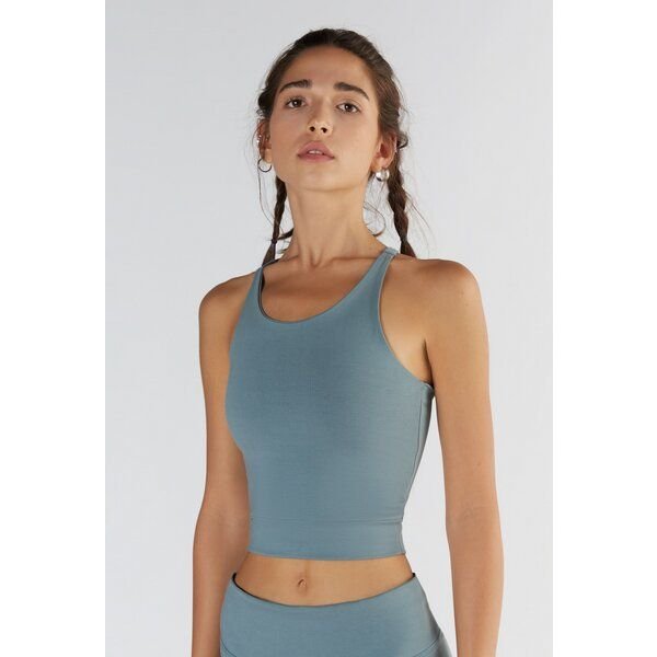 True North Damen Crop Top aus Bio-Baumwolle Bauchfreies Yogatops T1220