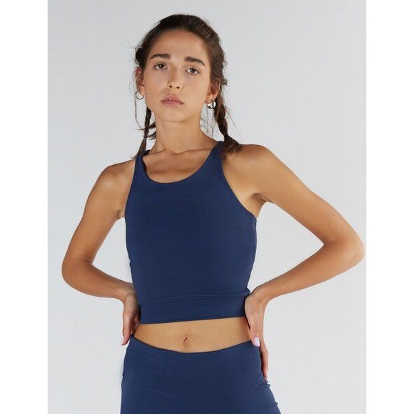 True North Damen Crop Top aus Bio-Baumwolle Bauchfreies Yogatops T1220