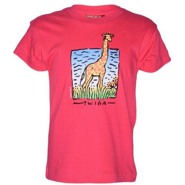 Africulture Kinder T-Shirt "Twiga die Giraffe" Fairtrade aus Baumwolle