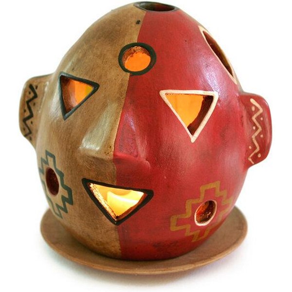 Mitienda Shop Windlicht aus Keramik "Maske"