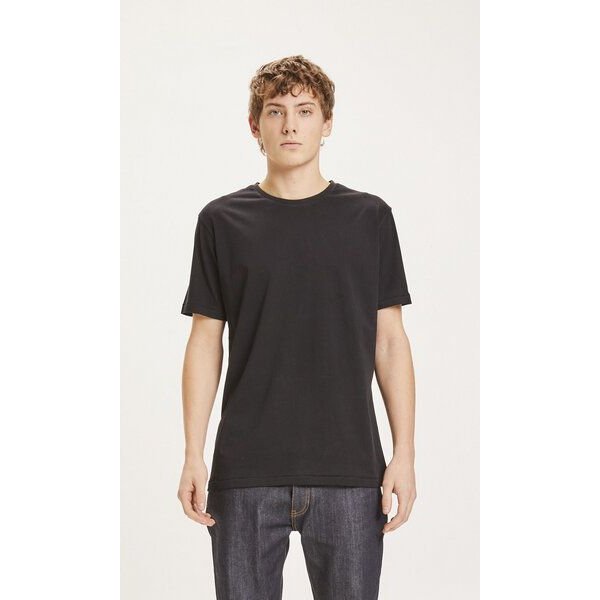 KnowledgeCotton Apparel Basic T-Shirt O-Neck aus Bio-Baumwolle