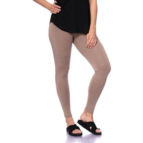 Milchshake High-Waist Basic Leggings aus weichem Modal French-Terry