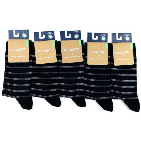 VNS Organic Socks GOTS zertifizierte Biobaumwolle Socken in "fünfer Pack"