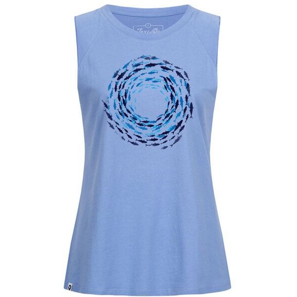 Lexi&Bö Fish Vortex oversized Tank Top Damen