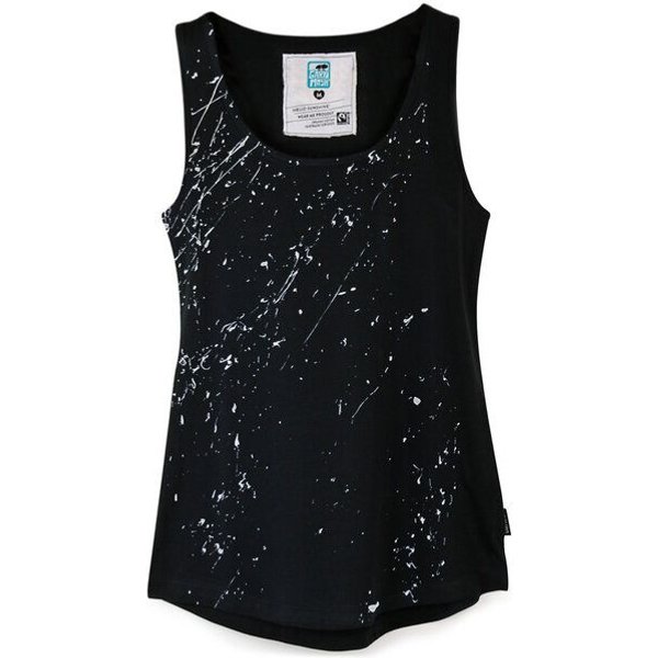 GARY MASH Tanktop mit Farbspritzern aus Bio-Baumwolle