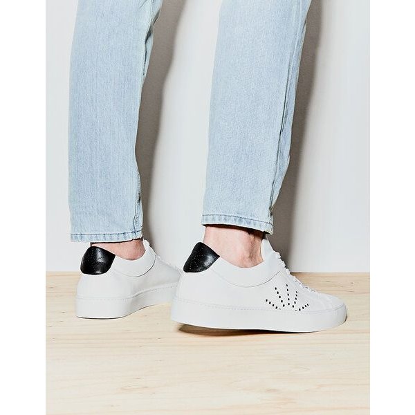 NINE TO FIVE Laced Sneaker #boi/ vegan - minimalistischer Herren Allround-Sneaker aus leichter Microfaser