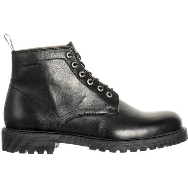Ten Points Gefütterte Herren Stiefelette BERTIL zum Schnüren , Black