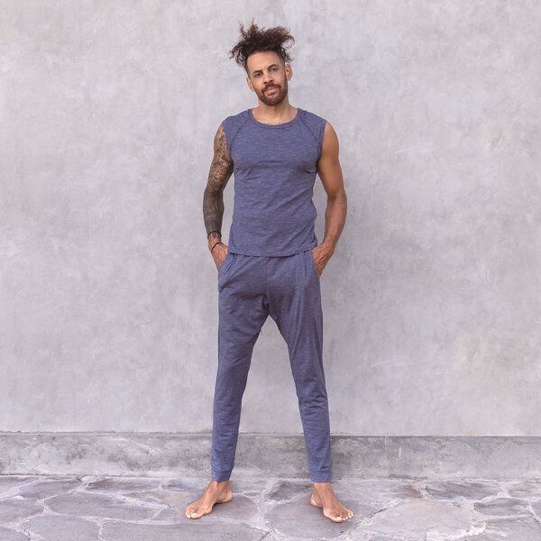 Jaya JOHNNY MELANGE - Männer - Hose für Yoga und Freizeit aus Biobaumwolle