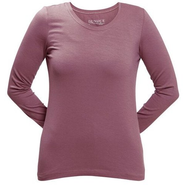 Dunque Damen Shirt Langarm Baumwolle (Bio) mit Elasthan