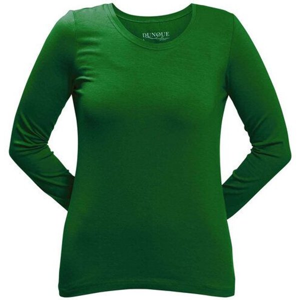 Dunque Damen Shirt Langarm Baumwolle (Bio) mit Elasthan