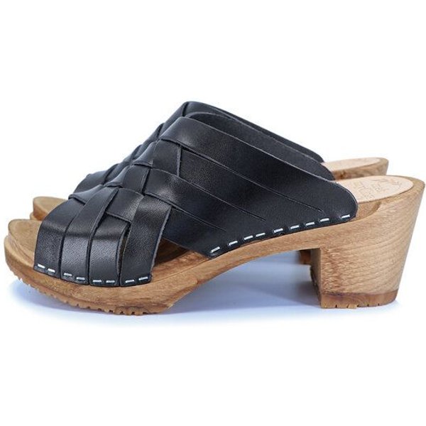 SOMMAR - schwedische Holz Clogs von me&myclogs - high mid heel