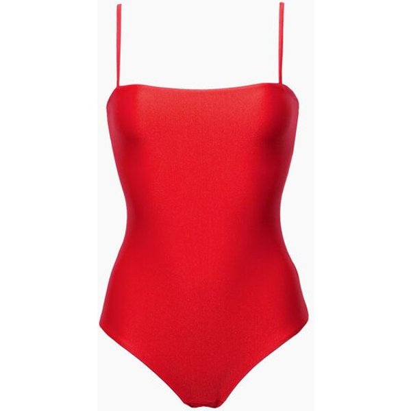 RENDL Swimsuit No.8 - Minimalistischer Badeanzug mit Spaghetti Trägern