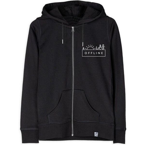 GARY MASH Herren-Zipjacke mit Kapuze Offline