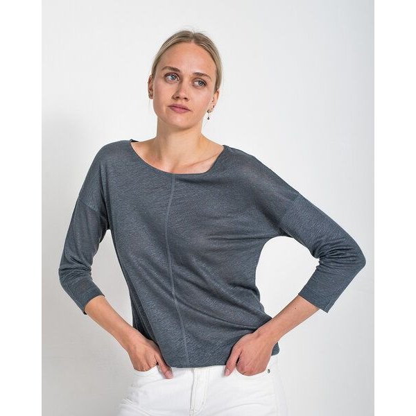 Alma & Lovis Sommer Leinenshirt aus Leinen-Jersey | Linen Pure