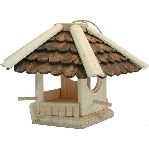 ReineNatur Vogelvilla - Vogelhaus aus massiver Fichte Größe: 30 x 22 cm