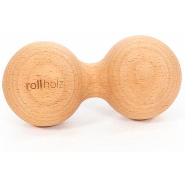 rollholz Doppelkugel - nachhaltiges Faszientraining und Eigenmassage