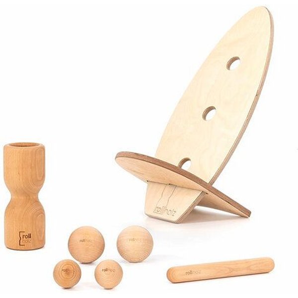 rollholz Balance Board Set groß | FSC | Hergestellt im Schwarzwald