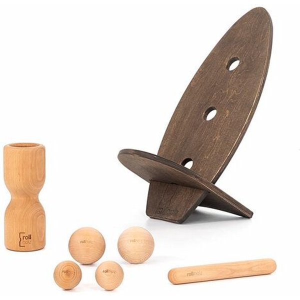 rollholz Balance Board Set groß | FSC | Hergestellt im Schwarzwald