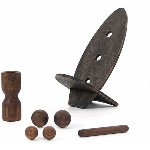 rollholz Balance Board Set groß | FSC | Hergestellt im Schwarzwald