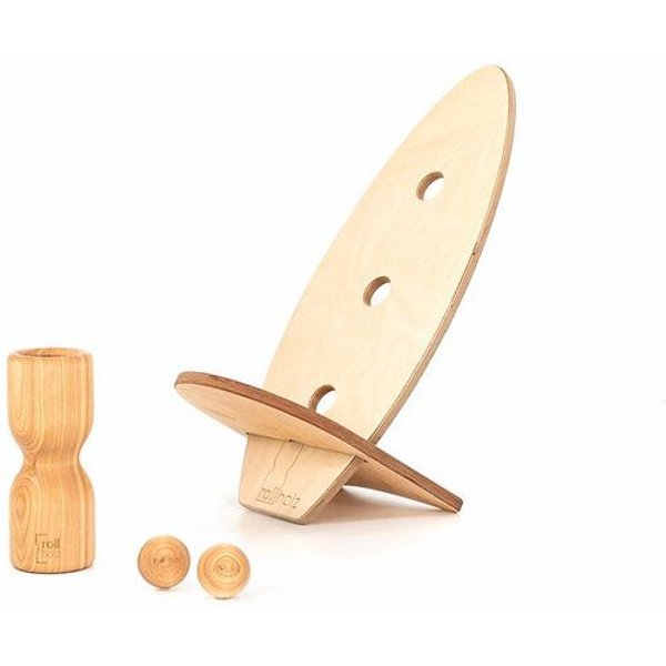rollholz Balance Board Set klein| FSC | Hergestellt im Schwarzwald