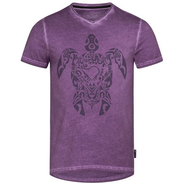 Lexi&Bö Tribal Turtle V-Neck T-Shirt Herren