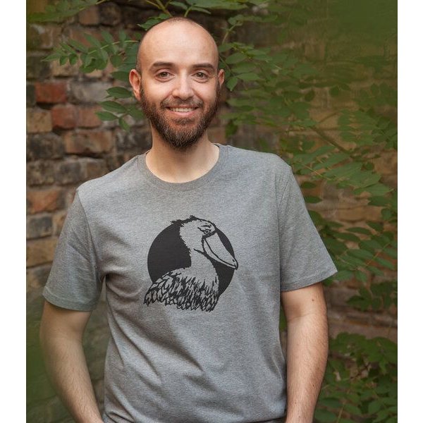 päfjes Sally Schuhschnabel - Fair Wear Männer Bio T-Shirt - Heather