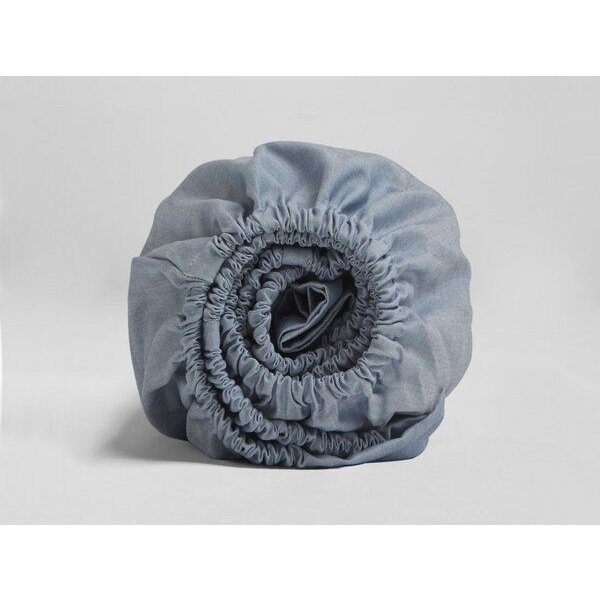 Spannbettlaken TENCEL Chambray "Yumeko" aus Bio-Baumwolle
