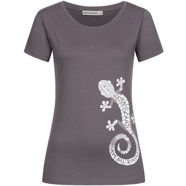 NATIVE SOULS T-Shirt Damen - Gecko