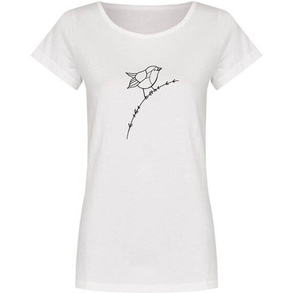 Brandless Basic Bio T-Shirt (ladies) Nr.2 Rotkehlchen GOTS 155g/m²