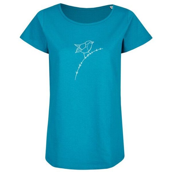 Brandless Basic Bio T-Shirt (ladies) Nr.2 Rotkehlchen GOTS 155g/m²