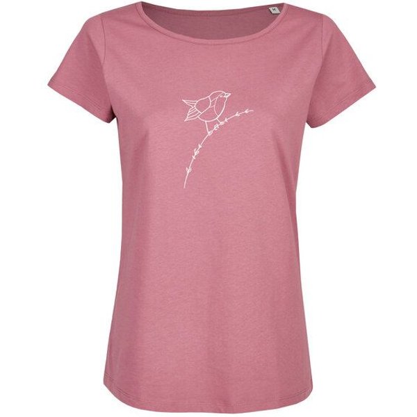 Brandless Basic Bio T-Shirt (ladies) Nr.2 Rotkehlchen GOTS 155g/m²
