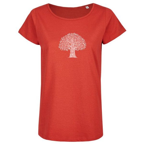 Brandless Basic Bio T-Shirt (ladies) Nr.2 tree life GOTS 155g/m²