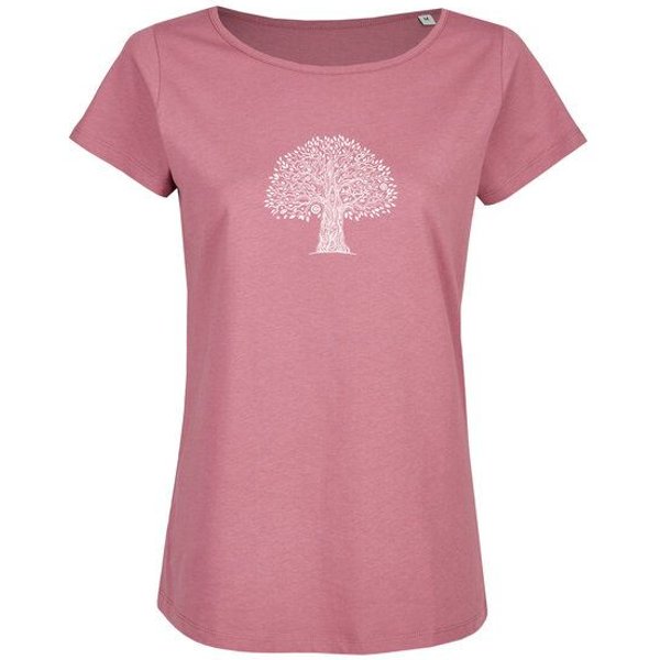 Brandless Basic Bio T-Shirt (ladies) Nr.2 tree life GOTS 155g/m²
