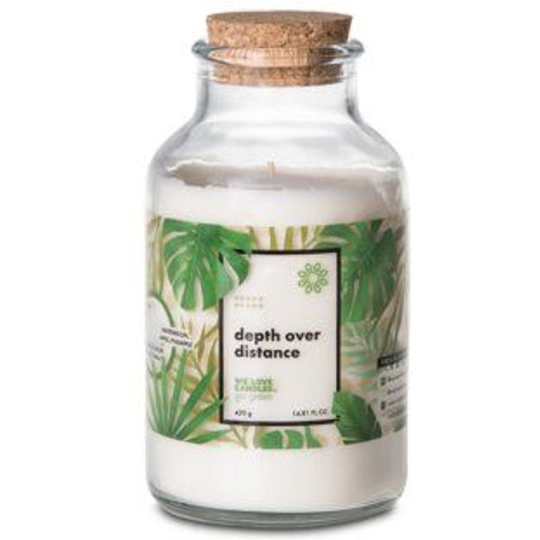 We Love Candles Duftkerze GoGreen "Depth over Distance" aus Sojawachs, 100% vegan