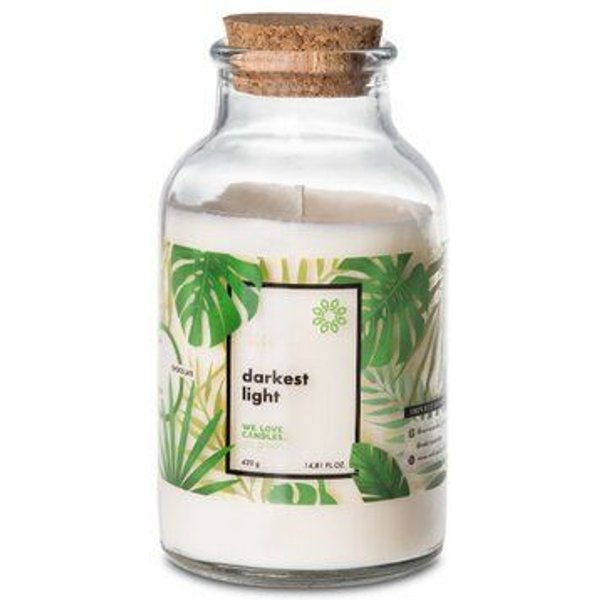 We Love Candles Duftkerze GoGreen "Darkest Light" aus Sojawachs, 100% vegan