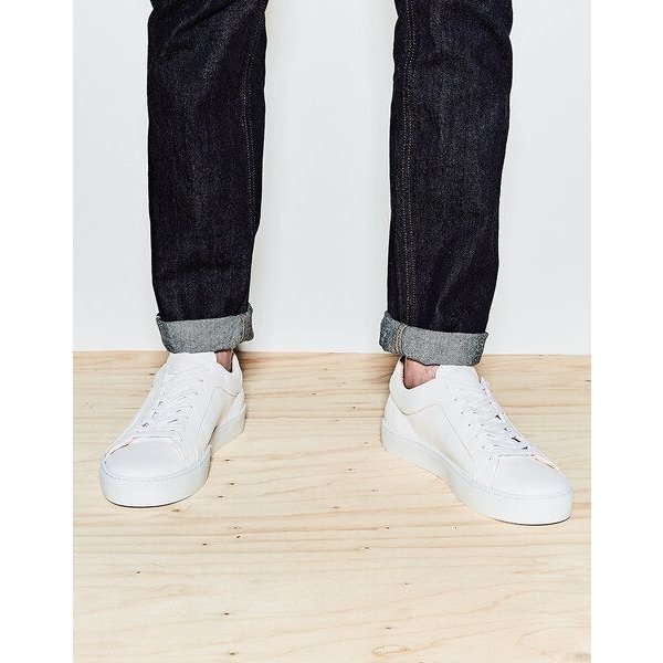 NINE TO FIVE Laced Sneaker #boi - minimalistischer Herren Allround-Sneaker aus Bioleder