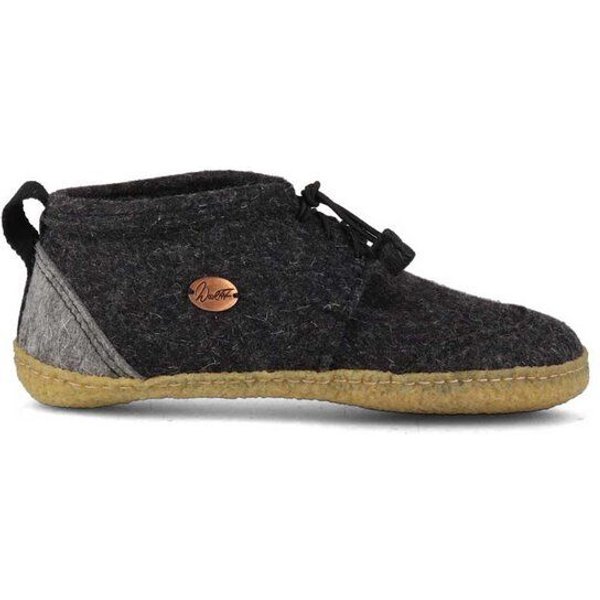 WoolFit Barfußschuhe-Hausschuhe Hybrid 'Nomad' aus 100% Wolle mit Minimalsohle