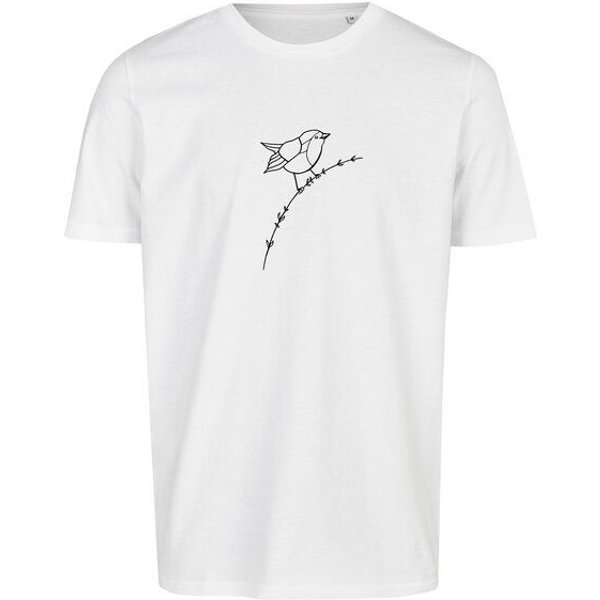 Brandless Basic Bio T-Shirt (men) Nr.3 Rotkehlchen 155g/m² GOTS
