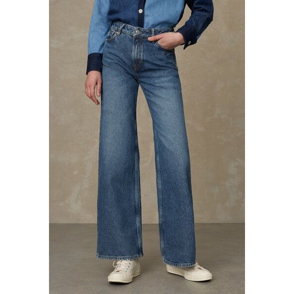 Kings Of Indigo Jeans Wide flare Fit - Jane - aus recycelter Baumwolle