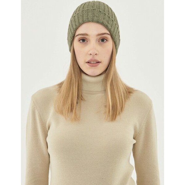 ORGANICATION Unisex Strick-Beanie aus Bio-Merinowolle und Bio-Baumwolle