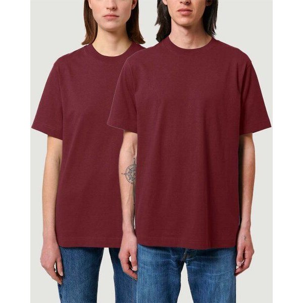 YTWOO Sehr dickes Unisex T-Shirt | 240 g/qm | Top Premium Bio-Baumwolle