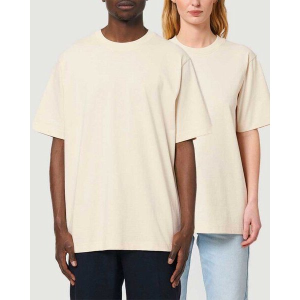 YTWOO Sehr dickes Unisex T-Shirt | 240 g/qm | Top Premium Bio-Baumwolle