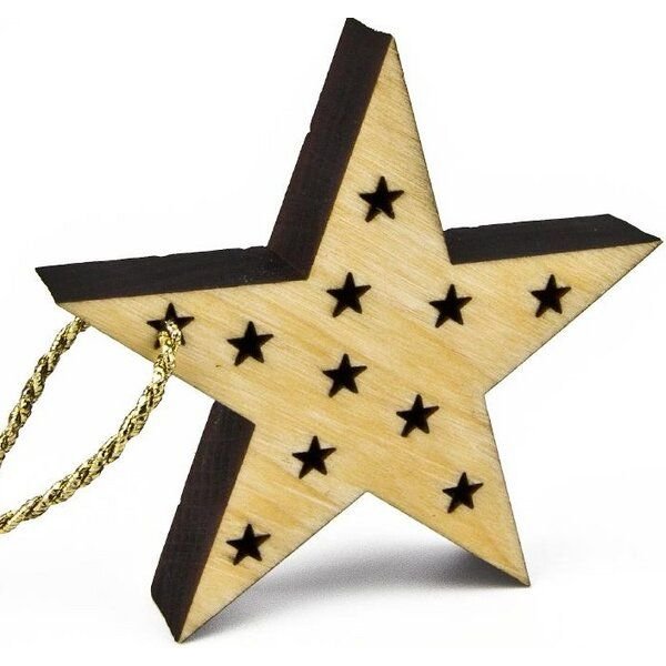ReineNatur Christbaumschmuck – Stern – 2er-Set