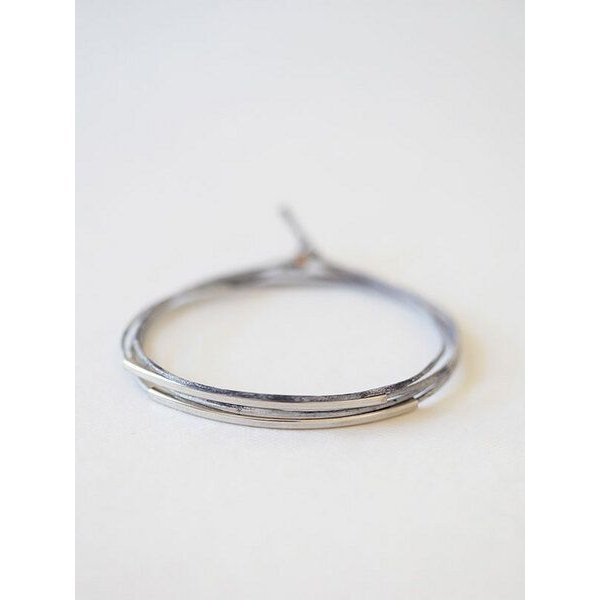 pikfine Tube Armband “Tingval” // silber