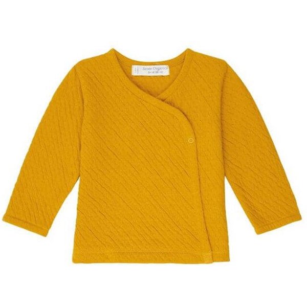 sense-organics Baby Wickeljacke *YURI* Mustard GOTS Bio | Sense Organics