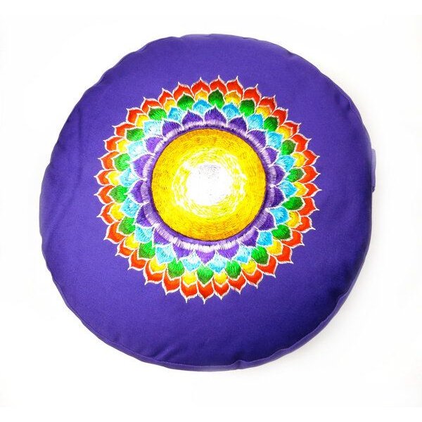 Just Be Chakra Meditations- und Yogakissen, rund