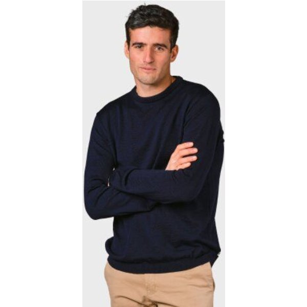 Klitmøller Collective Merino-Strickpullover - Mens Basic Merino Wool - mulesingfrei