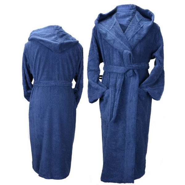 A&R Textile Bademantel Morgenmantel Frottee Bio Baumwolle Robezz® Wellness Spa Fällt sehr groß aus
